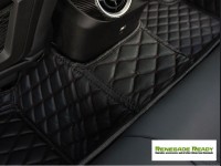 Jeep Renegade Floor Liner Set - Black w/ Black Stitching