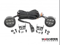 3.5-Inch Round LED Lights - Black Series - Rough Country