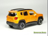 Jeep Renegade Die Cast Model - 1:43 Scale - Orange