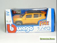 Jeep Renegade Die Cast Model - 1:43 Scale - Orange