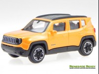 Jeep Renegade Die Cast Model - 1:43 Scale - Orange