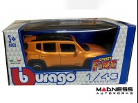 Jeep Renegade Die Cast Model - 1:43 Scale - Orange