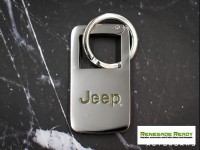 Jeep Keychain - Stainless Clip w/ Jeep Logo