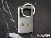 Jeep Keychain - Stainless Clip w/ Jeep Logo
