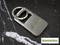 Jeep Keychain - Stainless Clip w/ Jeep Logo