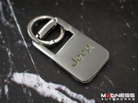 Jeep Keychain - Stainless Clip w/ Jeep Logo