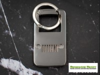 Jeep Keychain - Stainless Clip w/ Jeep Logo