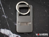 Jeep Keychain - Stainless Clip w/ Jeep Logo