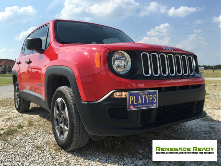 Jeep Renegade License Plate Mount - Platypus