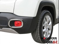 Jeep Renegade Rear Reflector Trim Set - Chrome