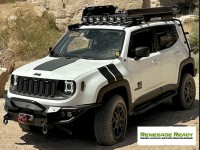 Jeep Renegade Flexible Solar Panel Kit - Complete Kit w/ Waterproof Controller + Hood Decal - 55W