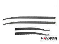 Jeep Renegade Door Trim - Lower Side Molding Kit - Dark Chrome Steel