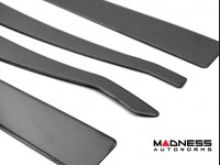 Jeep Renegade Door Trim - Lower Side Molding Kit - Dark Chrome Steel