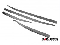 Jeep Renegade Door Trim - Lower Side Molding Kit - Dark Chrome Steel