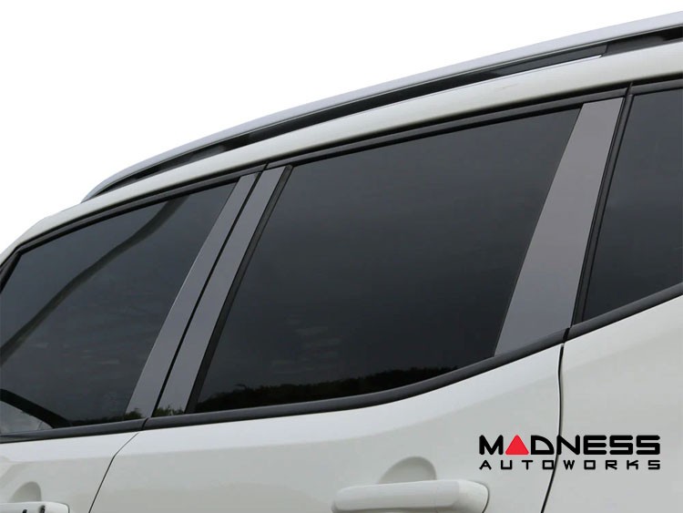 Jeep Renegade Pillar Trim Set - Black Chrome