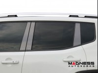Jeep Renegade Pillar Trim Set - Black Chrome