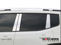 Jeep Renegade Pillar Trim Set - Chrome