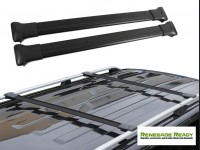 Jeep Renegade Roof Rack Cross Bars - for models w/ factory roof rails - Black - Fly Bar