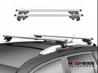 Jeep Renegade Roof Rack Cross Bars - for models w/ factory roof rails - Silver
