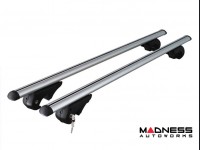 Jeep Renegade Roof Rack Cross Bars - for models w/ factory roof rails - Silver