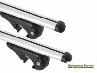 Jeep Renegade Roof Rack Cross Bars - for models w/ factory roof rails - Silver