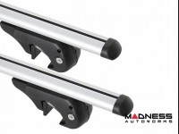 Jeep Renegade Roof Rack Cross Bars - for models w/ factory roof rails - Silver