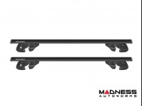 Jeep Renegade Roof Rack Cross Bars - for models w/ factory roof rails - Black