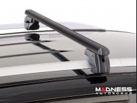 Jeep Renegade Roof Rack Cross Bars - for models w/ factory roof rails - Black