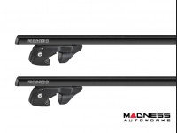 Jeep Renegade Roof Rack Cross Bars - for models w/ factory roof rails - Black