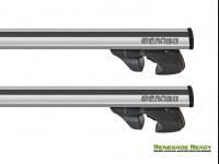 Jeep Renegade Roof Rack Cross Bars - for models w/ factory roof rails - Silver