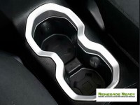 Jeep Renegade Cup Holder Trim - Silver - Pre Facelift