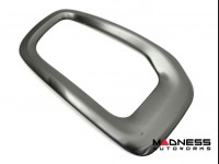 Jeep Renegade Front Fog Light Trim - Dark Brushed Stainless Steel