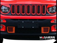 Jeep Renegade Front Bumper Frame Trim - Orange - Pre Facelift