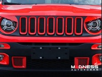 Jeep Renegade Front Bumper Frame Trim - Red