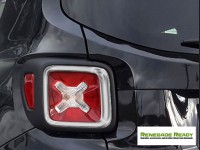 Jeep Renegade Inner Taillight Trim Pieces - Chrome