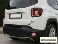 Jeep Renegade Lower Tailgate Trim - Black Brushed