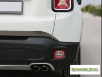 Jeep Renegade Lower Tailgate Trim - Black Chrome