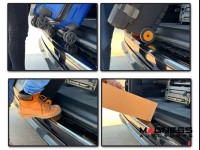 Jeep Renegade Rear Bumper Sill Cover - Dark Chrome Stainless Steel