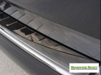 Jeep Renegade Rear Bumper Sill Cover - Dark Chrome Stainless Steel