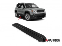 Jeep Renegade Side Steps - APA Running Boards - Black / Aluminum