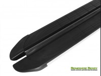 Jeep Renegade Side Steps - APA Running Boards - Black / Aluminum