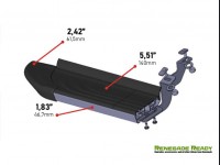 Jeep Renegade Side Steps - APA Running Boards - Black / Aluminum