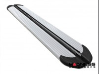 Jeep Renegade Side Steps - APA Running Boards - Silver / Aluminum