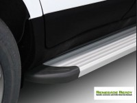 Jeep Renegade Side Steps - APA Running Boards - Silver / Aluminum