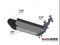 Jeep Renegade Side Steps - APA Running Boards - Silver / Aluminum