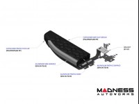 Jeep Renegade Side Steps - BlackLine Running Boards - Black