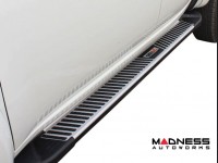 Jeep Renegade Side Steps - PIRAMITLINE Running Boards - Silver / Black