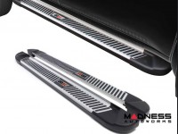 Jeep Renegade Side Steps - PIRAMITLINE Running Boards - Silver / Black