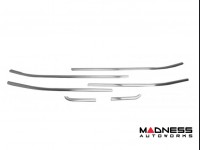 Jeep Renegade Door Trim - Side Window Molding Kit - Brushed Steel