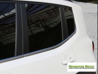 Jeep Renegade Door Trim - Side Window Molding Kit - Brushed Steel